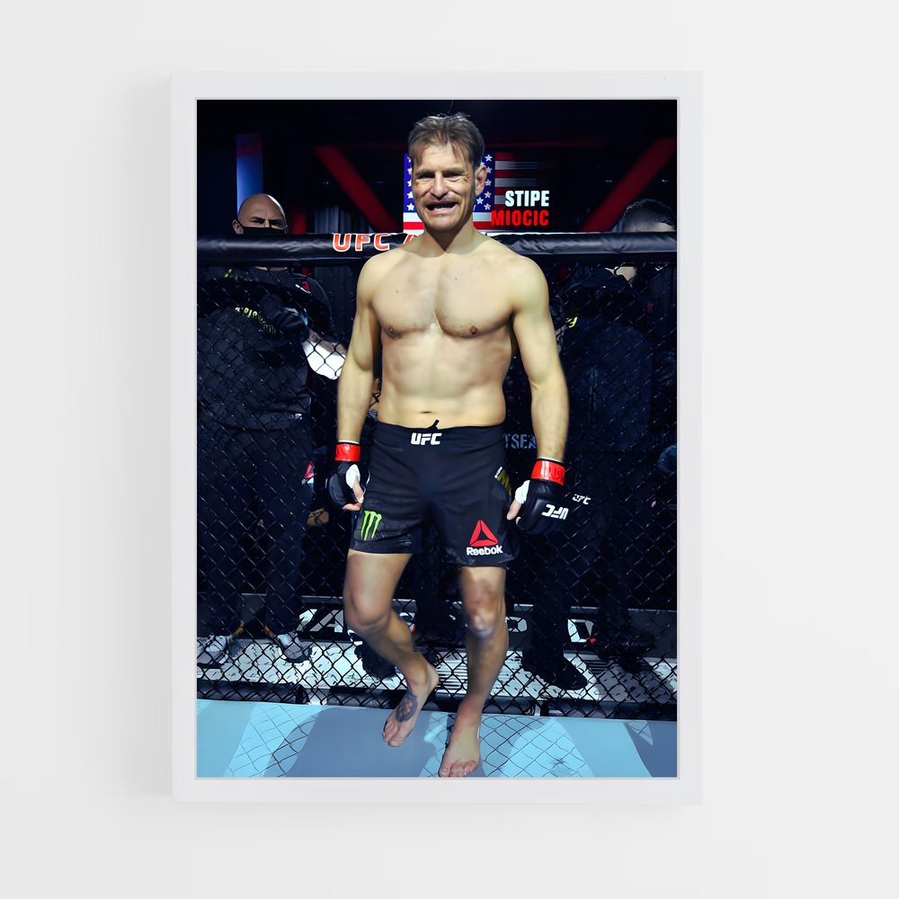 Poster Combat en Cage – affiche MMA (vue 3)